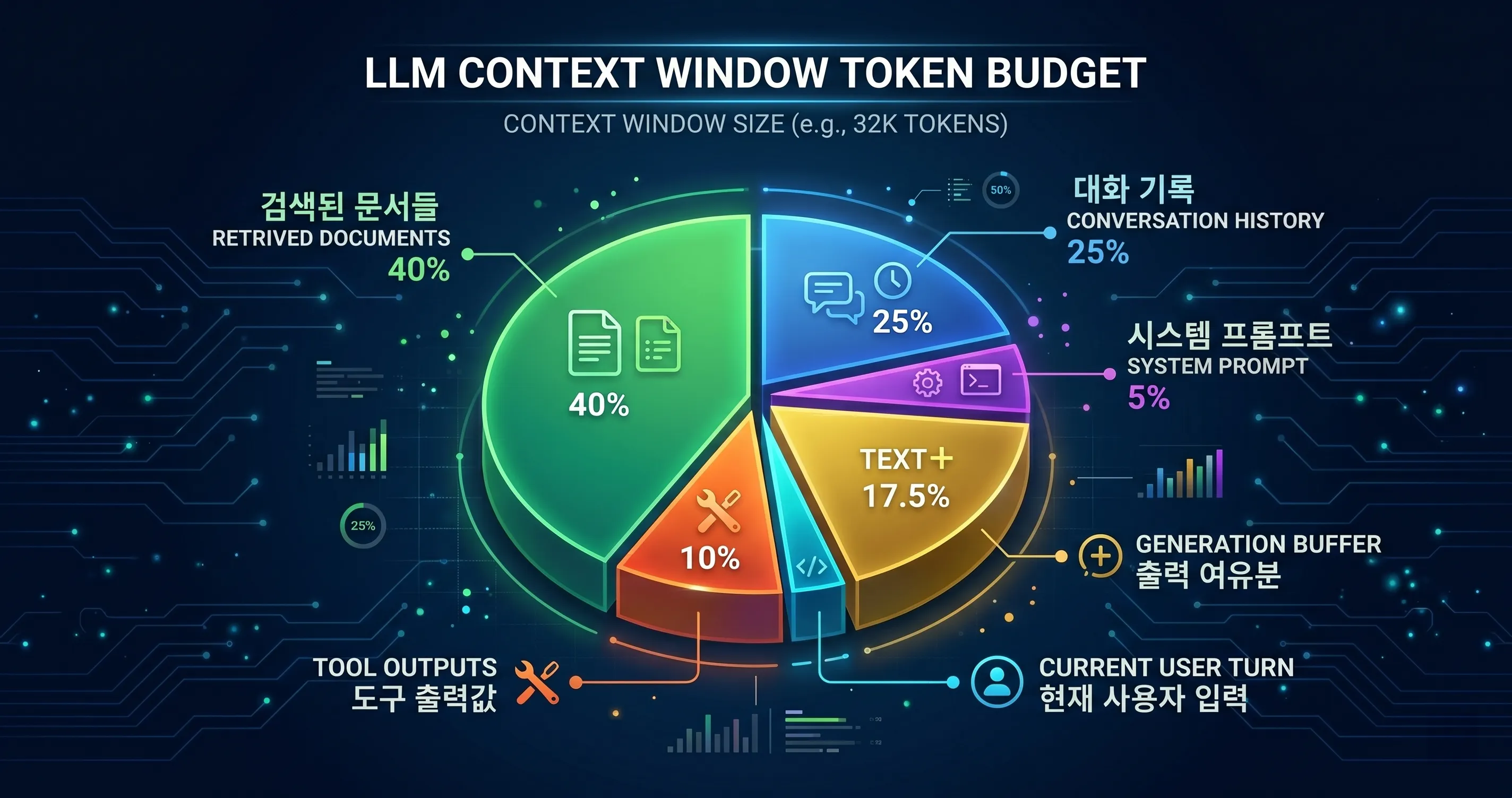 LLM 컨텍스트 윈도우 토큰 예산 배분